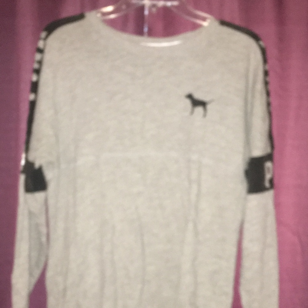 Used “Pink” sweatshirt. Some fading